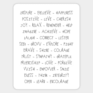 Inspirational mindset Magnet